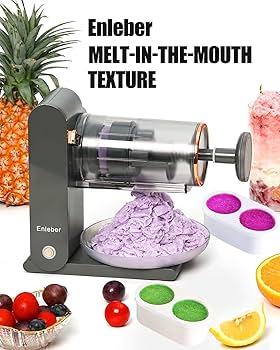 Amazon | かき氷スノーコーンマシン 再利用可能なプラスチック
